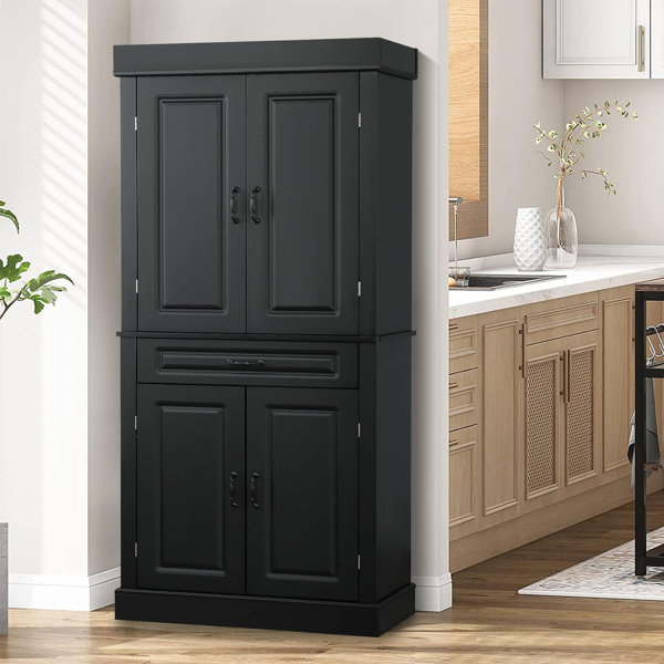 Winston Porter Dontrail 71" Kitchen Pantry & Reviews Wayfair Canada